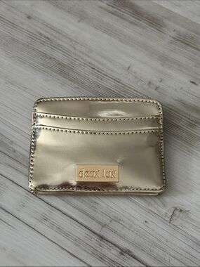 Deux Lux Shiny Gold Card Holder